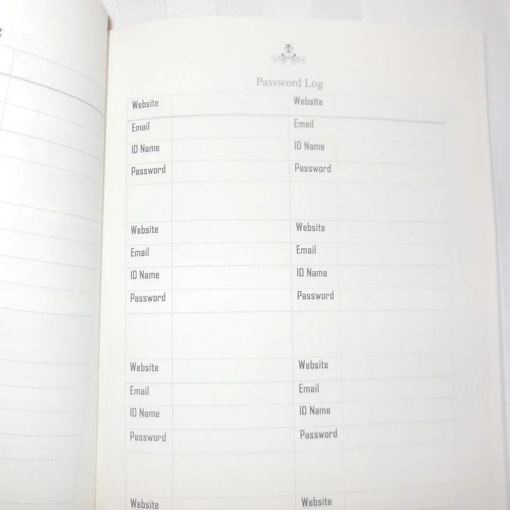 Online Shopping Log & Weekly Wardrobe Planner Paperback 108 pages tracker gifts